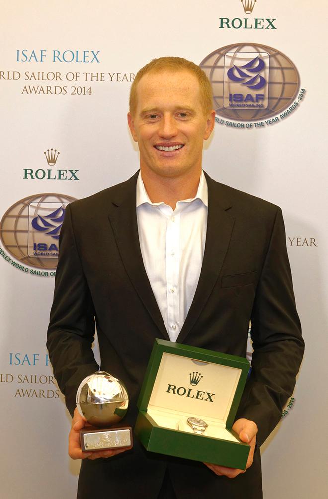 ISAF Rolex World Sailor of the Year James Spithill ©  Rolex/ Kurt Arrigo http://www.regattanews.com
